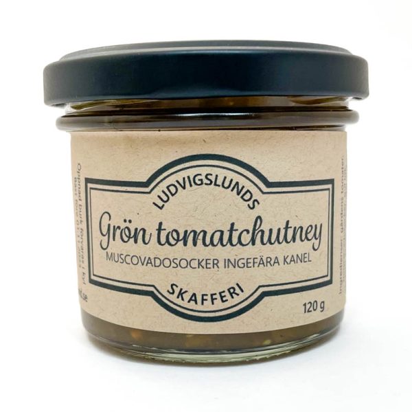 Grön tomatchutney från Ludvigslunds Skafferi